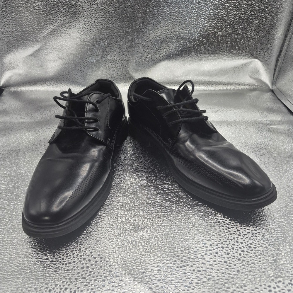 Restoration Charles Mens Black Lace Up Formal Dress Shoes 4M 702546